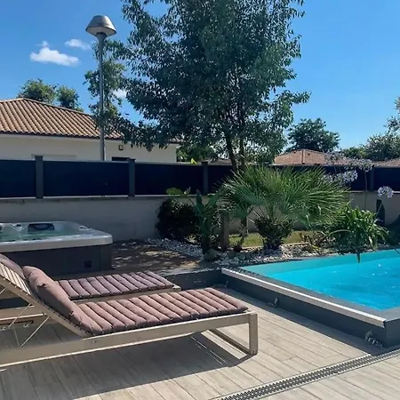 Madeleine - Piscine Et Jacuzzi Сasa de vacaciones Gujan-Mestras